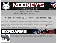 Tablet Screenshot of mooneysfirearms.com